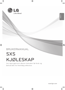 Bruksanvisning LG GW-L207FSQV Kjøle-fryseskap