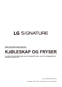 Bruksanvisning LG LSR100 Kjøle-fryseskap