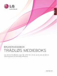 Bruksanvisning LG AN-WL100E Mediaspiller