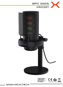 Handleiding Krux KRXC007 Epic 1000S Microfoon