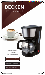 Manual Becken BDCM2179 Máquina de café