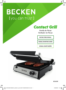 Bruksanvisning Becken BCG5031 Smörgåsgrill