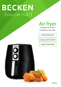 Manual Becken BAF8329 Fritadeira