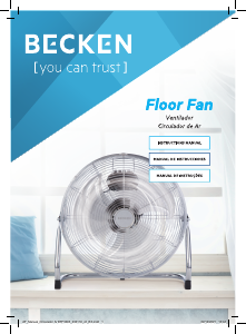 Handleiding Becken BFF3365 Ventilator
