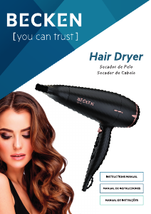 Manual de uso Becken BSHD4604 Secador de pelo