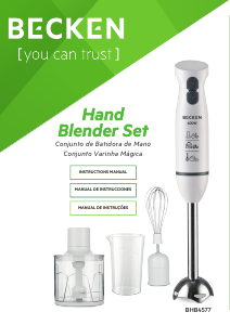 Bruksanvisning Becken BHB4577 Stavmixer