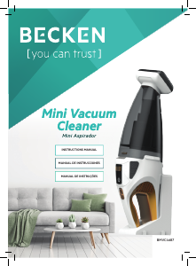 Manual de uso Becken BMVC4687 Aspirador de mano