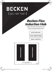 Handleiding Becken BIH3302 Kookplaat