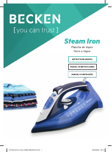 Bruksanvisning Becken BSI-3860 Strykjärn