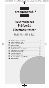 Kullanım kılavuzu Brennenstuhl Multi-Test MT 6 S/2 Multimetre