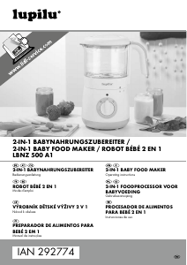 Manual Lupilu LBNZ 500 A1 Food Processor