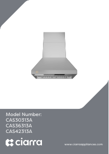 Handleiding Ciarra CAS30313A Afzuigkap