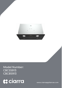 Handleiding Ciarra CBCB5913 Afzuigkap
