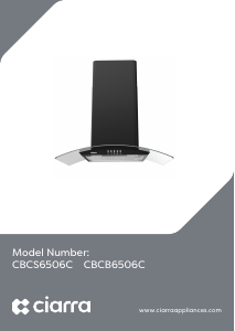 Handleiding Ciarra CBCS6506C Afzuigkap