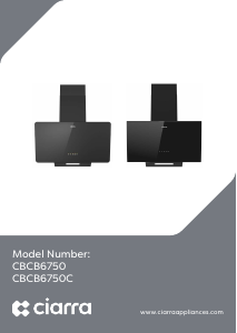 Handleiding Ciarra CBCB6750 Afzuigkap
