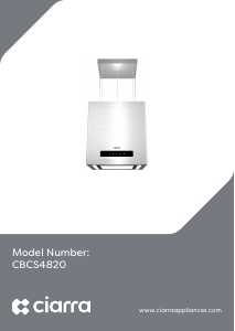 Bedienungsanleitung Ciarra CBCS4820 Dunstabzugshaube