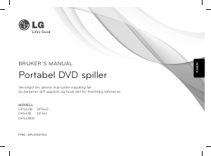 Bruksanvisning LG DP561B DVD-spiller