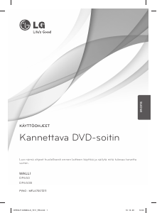 Käyttöohje LG DP650 DVD-soitin