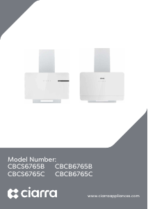 Handleiding Ciarra CBCB6765B Afzuigkap