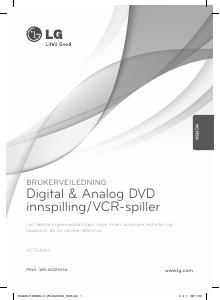 Bruksanvisning LG RCT689H DVD-spiller