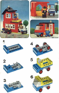 Bruksanvisning Lego set 1620 Town Sjokoladefabrikk