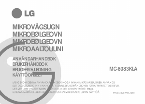 Bruksanvisning LG MC-8083KLA Mikrobølgeovn