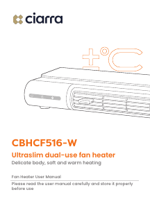 Mode d’emploi Ciarra CBHCF516-W Chauffage