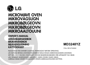 Bruksanvisning LG MD-3248YZ Mikrobølgeovn