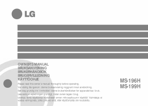 Bruksanvisning LG MS-196H Mikrobølgeovn