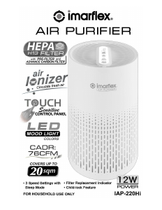 Handleiding Imarflex IAP-220Hi Luchtreiniger