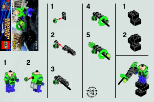 Handleiding Lego set 30164 Super Heroes Lex Luthor