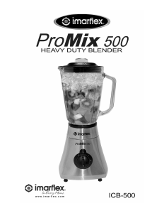 Handleiding Imarflex ICB-500 Blender