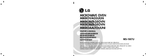 Bruksanvisning LG MS1987U Mikrobølgeovn