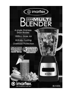 Handleiding Imarflex IB-530S Blender