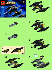 Handleiding Lego set 30301 Super Heroes Batwing