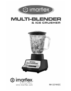 Handleiding Imarflex IM-3216GC Blender
