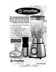 Handleiding Imarflex ICB-450GS Blender