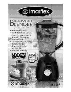 Handleiding Imarflex IB-300P Blender