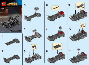 Bedienungsanleitung Lego set 30446 Super Heroes Der Batmobile