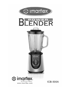 Bruksanvisning Imarflex ICB-500A Blender