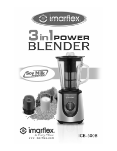 Handleiding Imarflex ICB-500B Blender