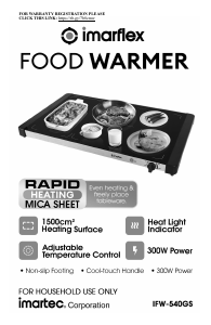Bedienungsanleitung Imarflex IFW-540GS Buffetwärmer