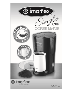 Bruksanvisning Imarflex ICM-100 Kaffebryggare