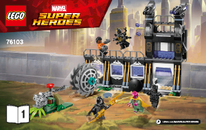 Manuál Lego set 76103 Super Heroes Corvus Glaive útočí