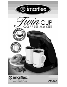 Bruksanvisning Imarflex ICM-200 Kaffebryggare