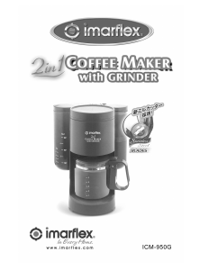 Bruksanvisning Imarflex ICM-950G Kaffebryggare