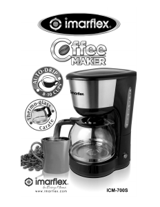 Bruksanvisning Imarflex ICM-700S Kaffebryggare
