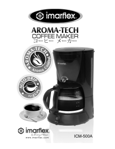Bruksanvisning Imarflex ICM-500A Kaffebryggare