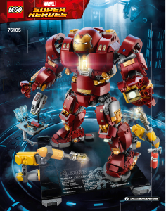 Instrukcja Lego set 76105 Super Heroes Hulkbuster - Wersja Ultron