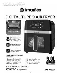 Handleiding Imarflex IAF-790DW Friteuse